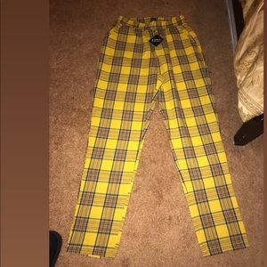 Plaid pants